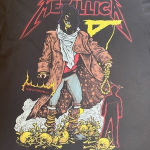 MENS XL METALLICA GRAPHIC TEE